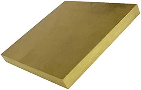 Folha de latão Huilun Brash Brass Block quadrado Placa de cobre plana comprimidos Material Material Molde Metal Diy Arte