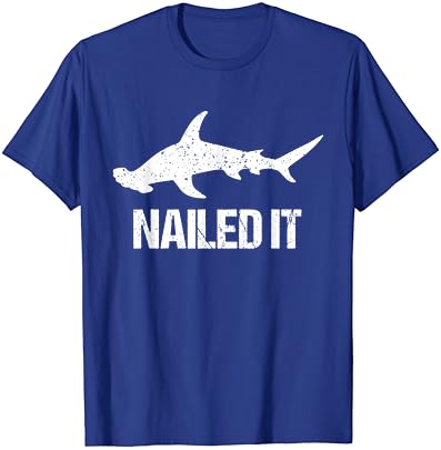 Camiseta de tubarão de martelo de martelo - camiseta de tubarão engraçado