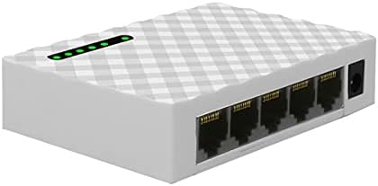 Conectores 5 Porta Gigabit Switch 10/10/1000Mbps RJ45 LAN Ethernet Fast Desktop Retworking Hub Shunt com o adaptador de