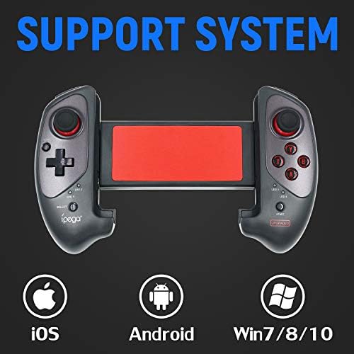 McBazel PG-9083S Wireless 3.0 Alongamento Gamepad Controlador de jogos telescópico Joystick Pad para 5-10 polegadas Android Smart Phone Tablet Windows PC