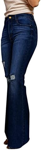 Jeans estéticos para mulheres casuais azuis escuros clássicos médios da cintura skinny bolsos jeans jeans de calça de jeans