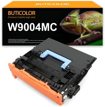 BUTICOLOR Remanufactured W9004MC Black Toner Cartridge Replacement for HP Laserjet Managed E60155dn E60165dn E60175dn E60055dn E60065dn E60075dn MFP E62655 E62665 E62675 Printers