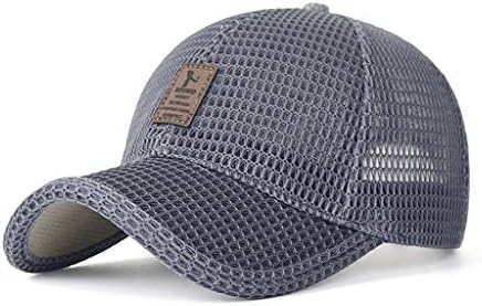 Capas de beisebol casual feminino masculino Capéu de gorro ajustável de pai com gaiolas com teto de chapéu de caminhada com protetor