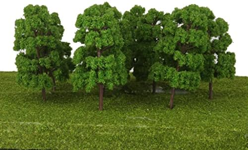 LoveIndiy 10x Modelo Layout Trees Trees Park Street Cenário de guerra Diorama Ho Scale