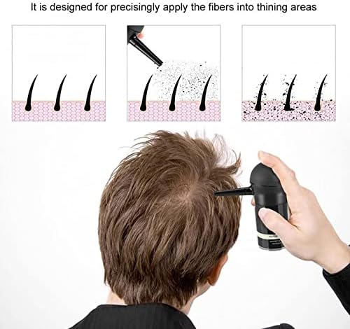 npkgvia para cabelos 12g/25g Fibras Aplicador Spray Building Cuidado Cuidado com lenços de rosto reutilizáveis