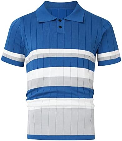FVOWOH Polo T camisetas para homens camisas da primavera e verão Camisas de golfe casuais de manga curta