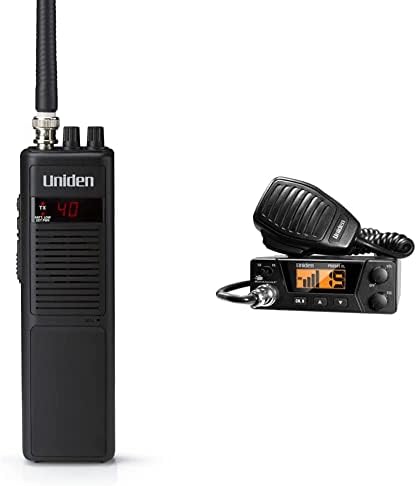 UNIDEN PRO401HH Série Profissional 40 Channel Handheld Radio CB & Pro505xl Rádio CB de 40 canais. PRO-SERIES, design compacto.