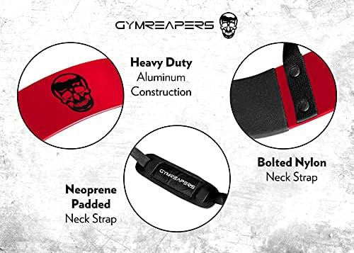 Gymreapers Bicep Arm Blaster -Thick Aluminium Support Isolator Bicep Curl com bordas acolchoadas e contornadas - bombardeiro de bíceps