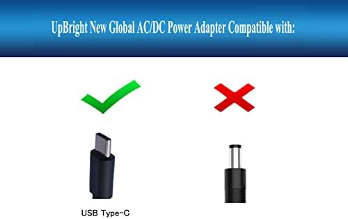 ADAPTADOR GLOBAL GLOBAL GLOBAL USB TIPO C CA/DC Compatível com Hollyland Mars x 300 Pro 300Pro aprimorado sem fio HDMI Transmissão