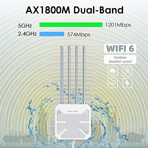 AC600 + AX1800 Extender Wi -Fi Outdoor - 2 pacote
