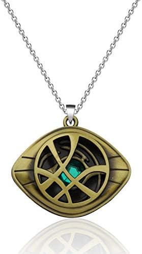 Faadbuk Strange Inspired Jewelry Eye Of Agamotto Costume Prop Pedra Pingente Estranho Neckace Fã de Fãs Presente Presente