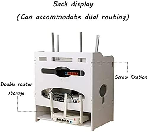 Caixa de armazenamento do roteador, caixa de armazenamento do roteador Wi-Fi Sett-top 3 camadas de 3 camadas de 3 camadas Caixa