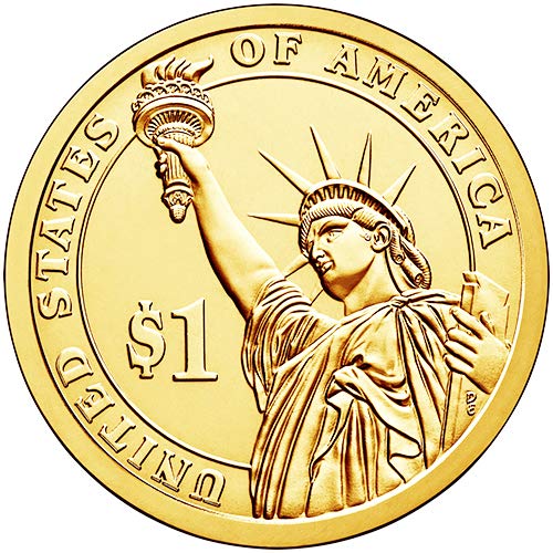 2009 P Posição A Acabamento de cetim John Tyler Presidencial Dollar Choice não circulado Us Mint