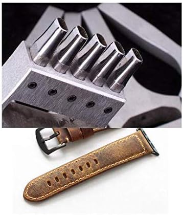 Cidadão com dentes de reposição relógio de banda de banda poço redondo e modelos retangulares de orifícios de 6 mm Strap Punch