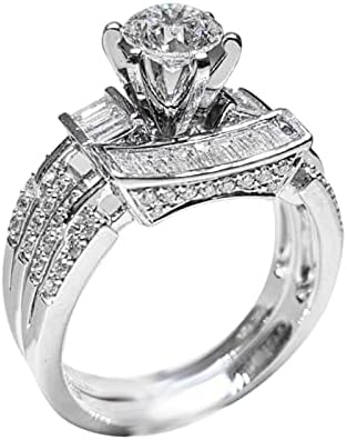 2023 Novo anel -Kle empilhado Creative Diamond RingWear Rose feminina Luxo Valentim Be Diamond Ring Ring Ring