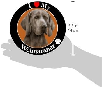 Magnet de carro de animais de estimação de E&S, Weimaraner