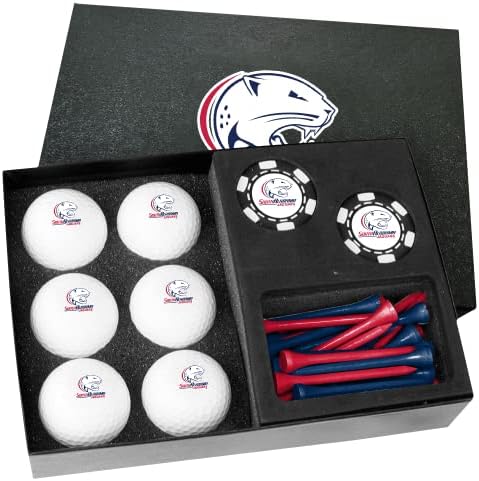 Venture Golf South Alabama Jaguars Presente com chips de poker preto RD-1