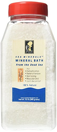 Minerais do mar Sal de banho mineral do Mar Morto, 32 oz