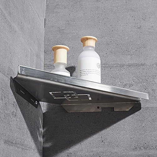 Aço inoxidável de níquel escovado 304 Banheiro de parede Caddy Rack Acessórios de banheiro Black-2r