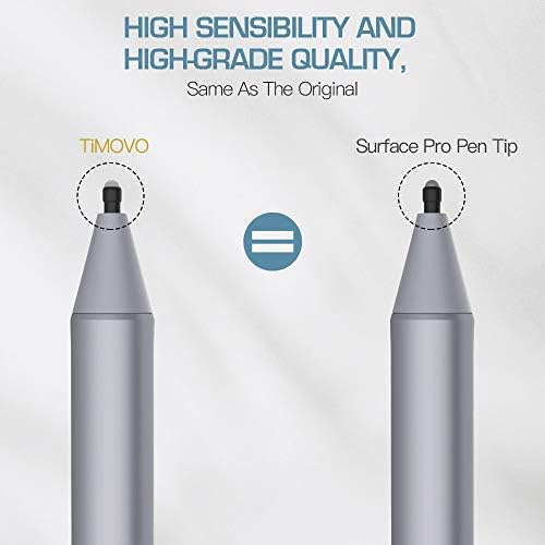 Dicas de caneta Timovo para caneta de superfície, kit de substituição de caneta original Fit Surface Pro 2017 Pen e Surface