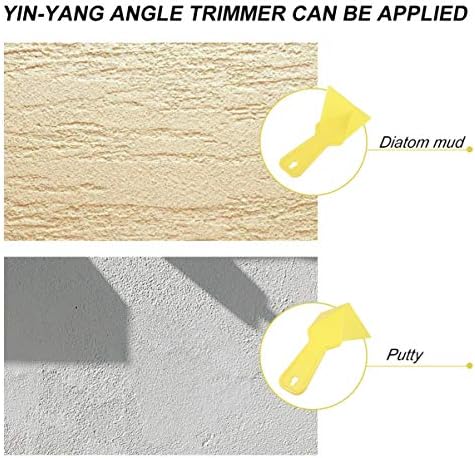 Doitool 20pcs Drywall Trowel - Ferramenta de canto de drywall de plástico para mudding de canto de 90 graus - Ferramentas