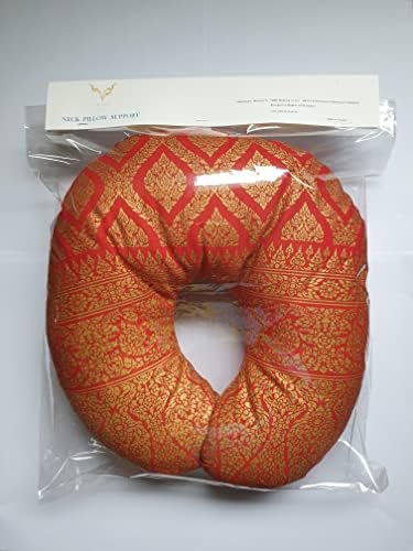 Travesseiro de pescoço de Vadisaya, tecido de algodão, através de costura manual, todos os trabalhos. É feito à mão e usado para o suporte do pescoço.