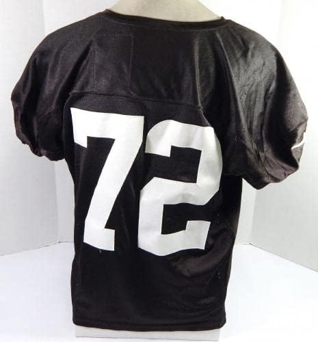 2021 Cleveland Browns 72 Jogo emitido Black Practice Jersey 56 DP40860 - Jogo da NFL não assinado camisas usadas
