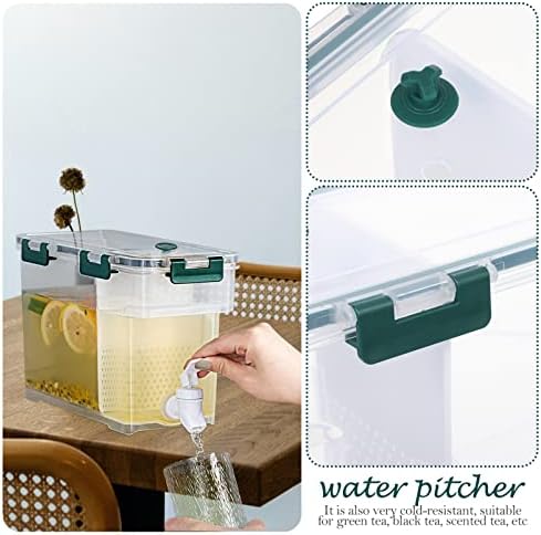 LuxShiny Brit Water Filter 3.5l Bebidas Dispensador de bebida dispensadora de bebida gelada de grande capacidade Spigot Jug