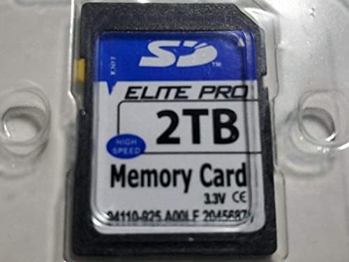 Elite Pro 2TB 2000GB UHS-I U1 Classe 10 SD SDXC Cartão de memória para câmeras, câmeras, GPS, computadores, laptops, tablets