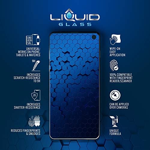 Protetor de tela de vidro líquido com cobertura de US $ 750 | Limpe a proteção de nano de quebra e arranhões para todos os tablets
