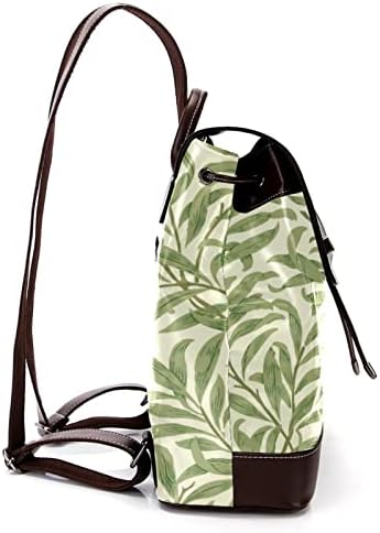 Mochila de viagem VBFOFBV, mochila de laptop para homens, mochila de moda, folhas de plantas vintage Spring Spring