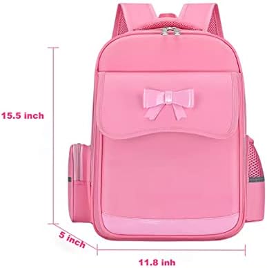 Ht Honor. Trust Kids Backpack for School Girls Elementary Kindergarten School Lightweight School para Little Girl 15 Pinch Pink Bookbag