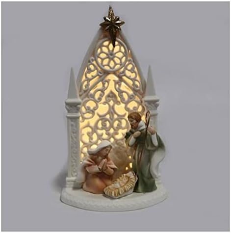 Natividade de porcelana iluminada WBDeals