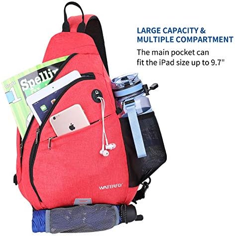 Mochila Crossbody Backpack: Over Over ombro Casual Casual Casual Chest Pack Pack Pack
