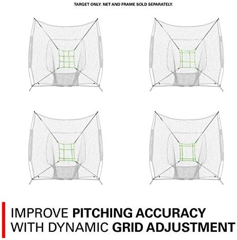 Rukket Baseball/softball alvo ajustável de arremesso | Pratique o quadro de arremesso e a rede vendidos separadamente.