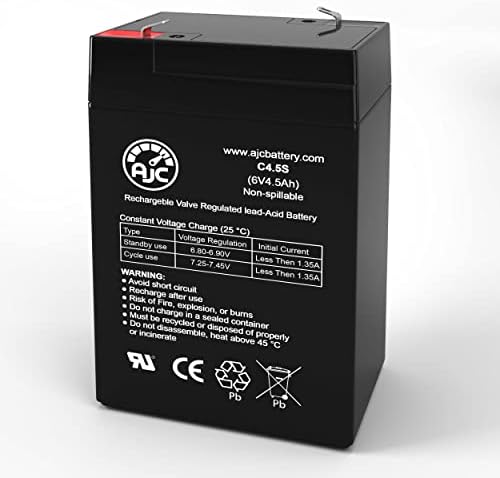 AJC Battery Compatível com Tripp Lite Smart UPS 400 6V 4.5AH UPS BATERIA