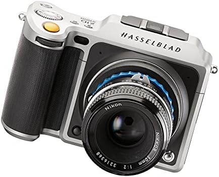 Novoflex Hax/Nik adaptador Nikon-lentes para Hasselblad X-Mount com controle de abertura, preto