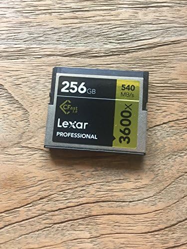 LEXAR 256GB PROFISSIONAL 3600X CFAST 2.0 cartão de memória
