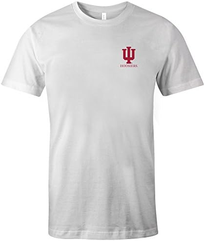 Imagem uma camiseta de manga curta da bandeira pintada da NCAA