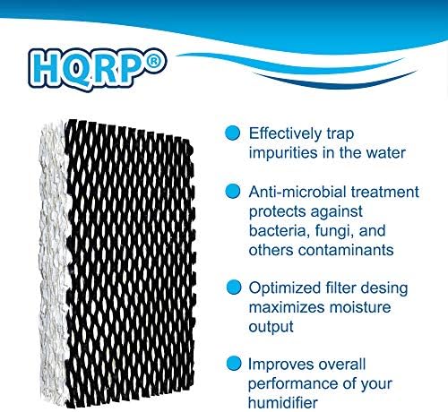 Filtro de pacote HQRP 4-pacote compatível com Holmes HWF23CS / HWF23 Filtro de Substituição se encaixa em Holmes HM1200,
