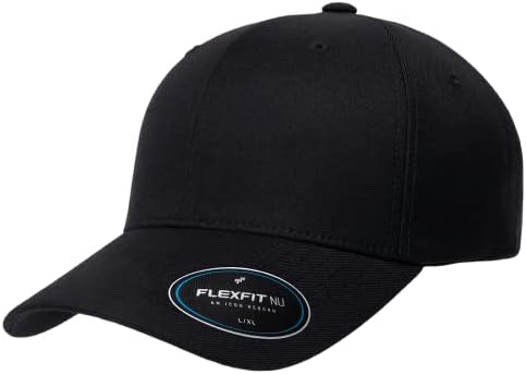 Flexfit Nu Tri-camada de camada atlética Hat de beisebol | Capéu de ajuste flexível ajustado para homens | Blank FlexFit Hats