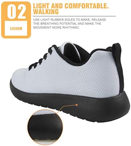 Owaheson Black Assista Tartan Plaid Men's Cushioning Shoe Running Athletic Walking Tennis Shoes Sneakers