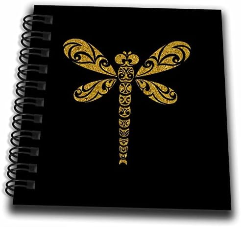 3drose Dragonfly Totem Tattoo Art Opulento Art Deco Style - Livros de desenho
