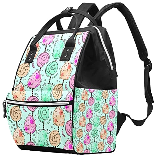 Sacos de fraldas de padrões doces Modinha mochila Mochila de grande capacidade Bolsa de enfermagem de bolsa de enfermagem para