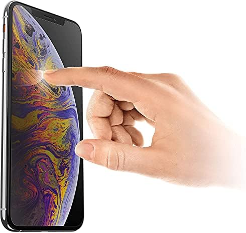 Protetor de tela de vidro temperado com otterbox para iPhone XS Max Compatível com Casos de Defender, Combinente, Simetria e NUUD à