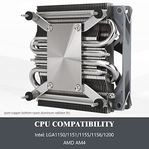 Thermalright AXP90-X36 RESIDER DE AR ​​CPU de baixo perfil, altura de 36 mm, TL-9015 Slin PWM Fan, AGHP Technology, para AMD AM4/AM5