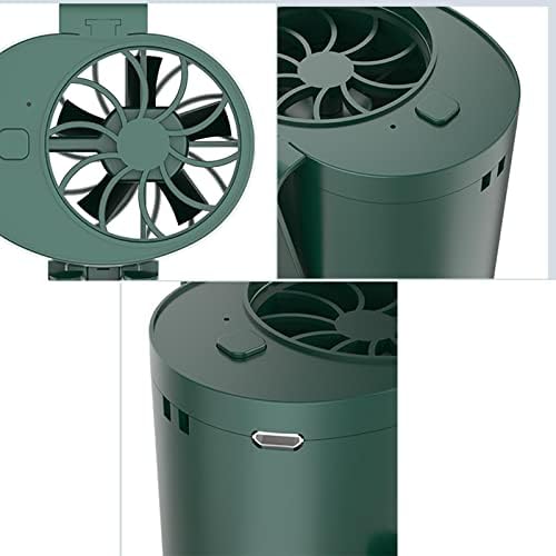 Fan de ventilador pessoal recarregável BAOBLAZE Fã portátil Longo Sangum Standby Mini Fan USB Fan portátil Fan para viagens de ginástica interna de escritório, verde
