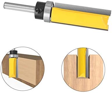 Ferrilha Bit Tool Cutter Cabeça 1pcs 6mm 1/4 polegada haste de haste de descarga de descarte de barragem Bit Bit Bit Bit Thot Bottom Rololing de 3/4 Modelo de lâmina de moagem de madeira Cuttador de moagem de liga