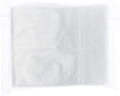 Plymor Zipper Reclosable Sacos de plástico, 2 mil, 5 x 10