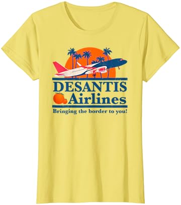 Desentis Airlines Funny Political Meme Ron DeSantis Governador T-shirt